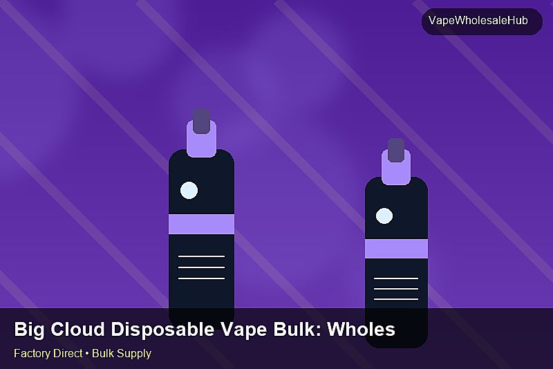 Big Cloud Disposable Vape Bulk — Big Cloud Disposable Vape Bulk: Wholesale Price | 2026 Edition photo 2