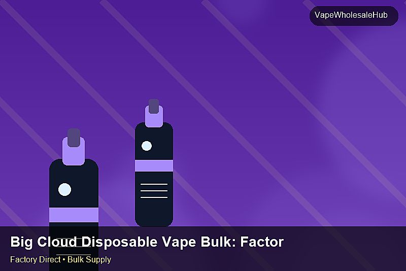Big Cloud Disposable Vape Bulk — Big Cloud Disposable Vape Bulk: Factory Direct Quote | 2026 Edition photo 1
