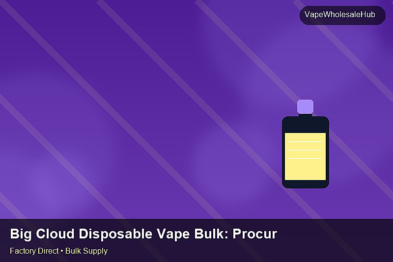 Big Cloud Disposable Vape Bulk โ Big Cloud Disposable Vape Bulk: Procurement Strategy | 2026 Edition photo 2