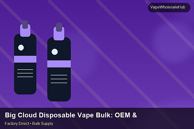 Big Cloud Disposable Vape Bulk โ Big Cloud Disposable Vape Bulk: OEM & ODM Service | 2026 Edition photo 2