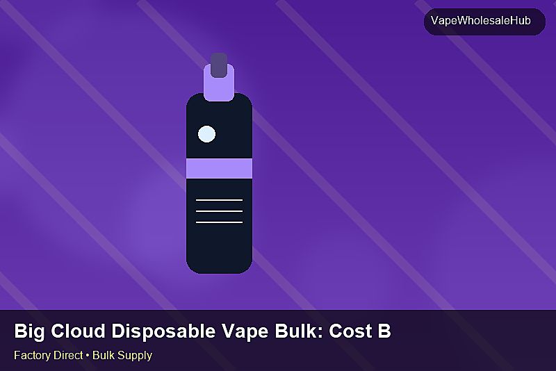 Big Cloud Disposable Vape Bulk — Big Cloud Disposable Vape Bulk: Cost Breakdown | 2026 Edition photo 2