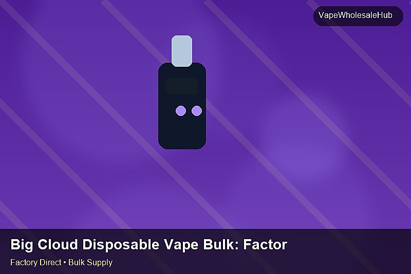 Big Cloud Disposable Vape Bulk โ Big Cloud Disposable Vape Bulk: Factory Audit Report | 2026 Edition photo 2