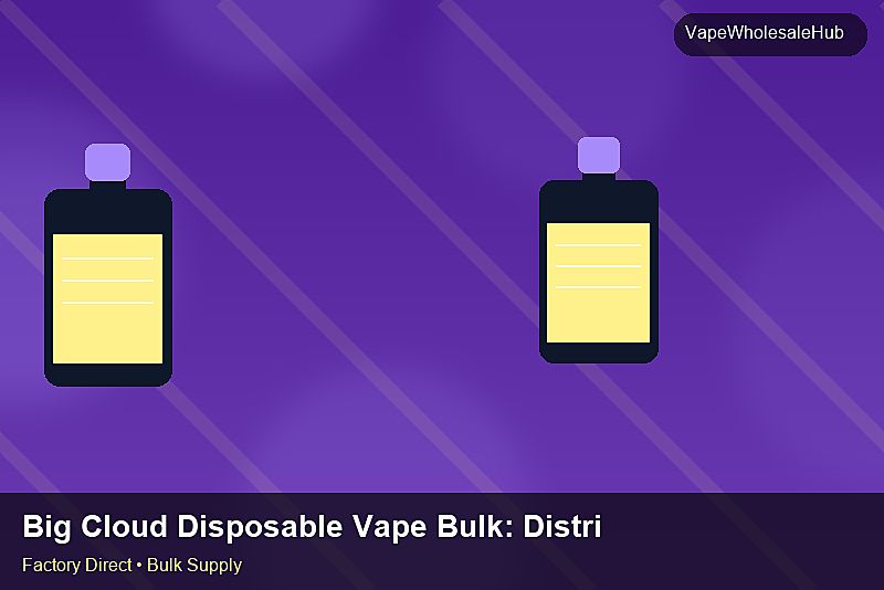 Big Cloud Disposable Vape Bulk — Big Cloud Disposable Vape Bulk: Distribution Channels | 2026 Edition photo 2