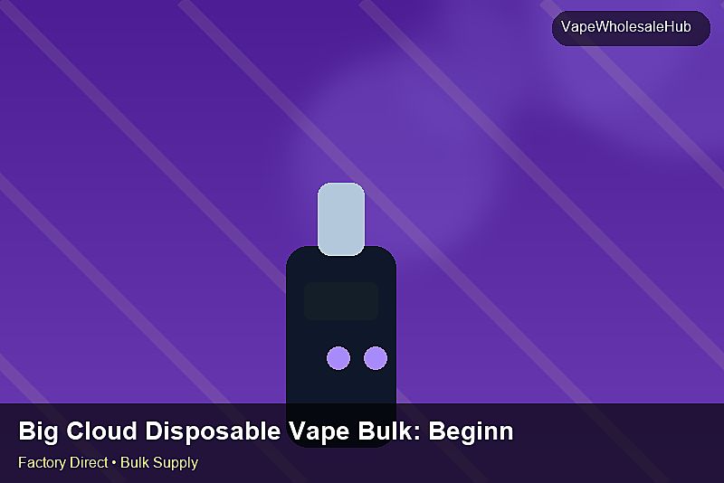 Big Cloud Disposable Vape Bulk — Big Cloud Disposable Vape Bulk: Beginner's Guide | 2026 Edition photo 2