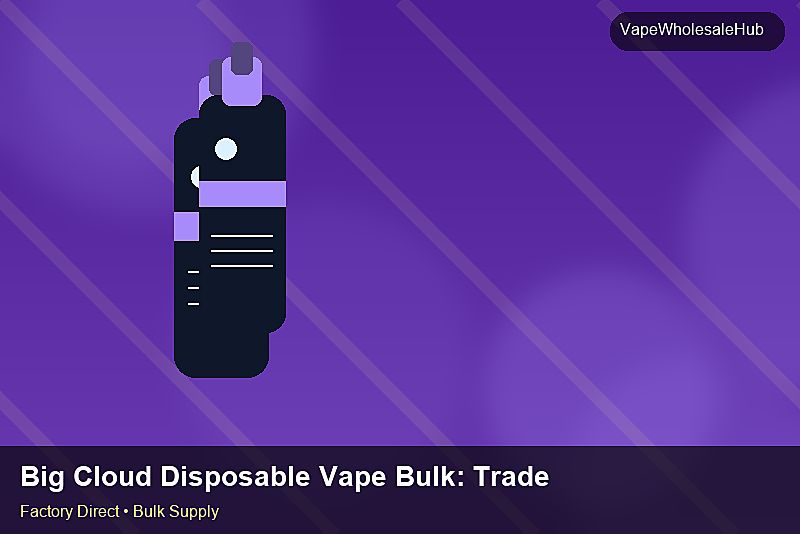 Big Cloud Disposable Vape Bulk — Big Cloud Disposable Vape Bulk: Trade Terms | 2026 Edition photo 2